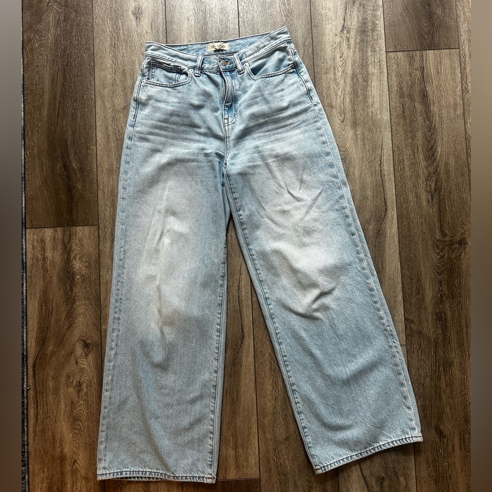 Madewell Light Blue Wide-Leg Jeans